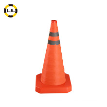 Cones de segurança de tráfego flexível com luzes